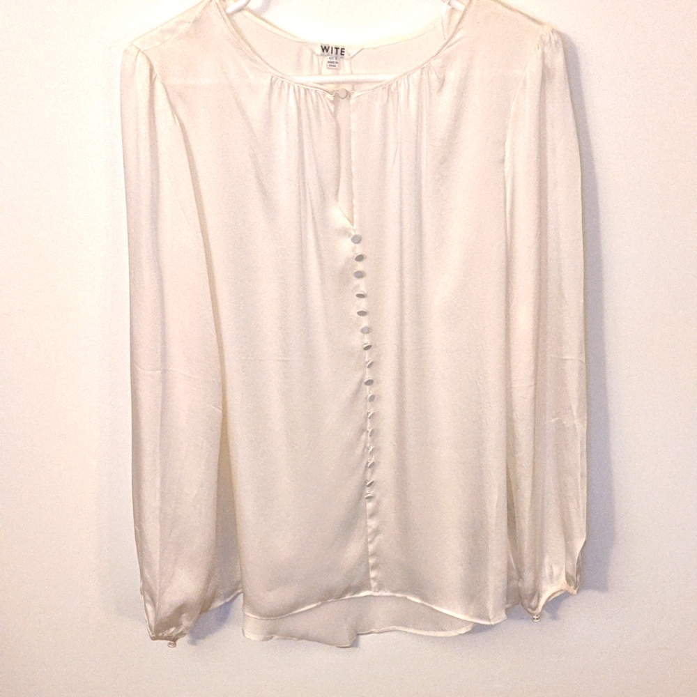 Wite Label Silk Blouse Sz 12